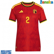 Belgija Zeno Debast #2 Domaci Dres za Ženska SP 2026 Kratak Rukav